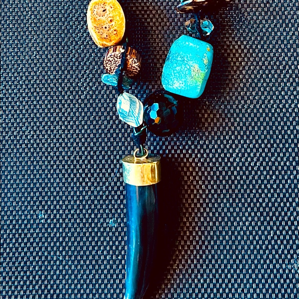 Turquoise and quartz among beautiful other semi precious stones